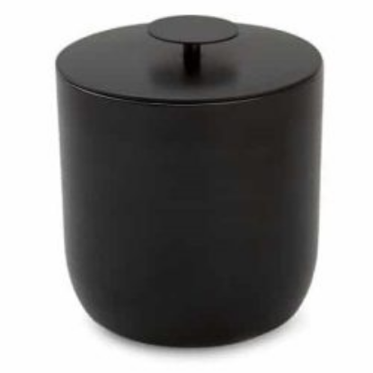 Picture of  3 Qt Double Metal Wall w/ Round Knob Matte  Black