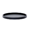 Picture of Leather  Round Tray w/ Leather  Spill Proof Rim