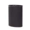 Picture of Leather 13 Qt Oval Plastic Wrapped Wastebasket w/ Top and Bottom Bumpers Tekno(Shine FInish)