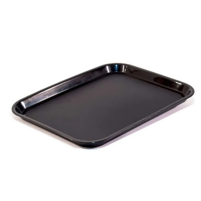 Picture of Rectangular Guest Room Tray with Round Corners -Black