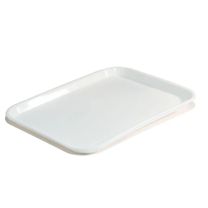 Picture of Rectangular Guest Room Tray with Round Corners -White