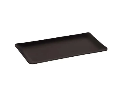 Picture of Rectangular Leather Laminated Amenity Tray Monterey Black