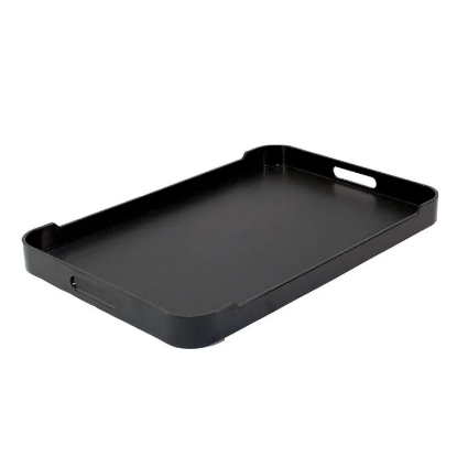 Picture of Rectangular Serving Tray with Round Corners and Handles White