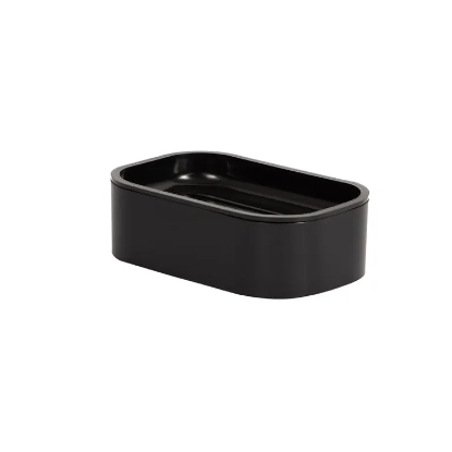 Picture of Rectangular Soap Dish w/ Rounded  Corners Matte Black