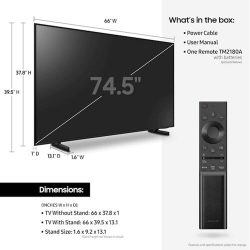 Picture of Samsung 43"  Model #HG43AU800NFXZA SMART & Pro-Idiom4K