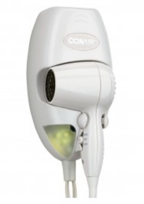 Picture of Conair1600 Watt Direct Wire Wall Mount Hair Dryer White 