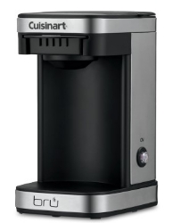 Picture of Conair BRU Cuisinart 1-Cup Coffeemaker Black w/ Stainless