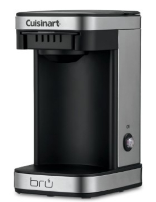 Picture of Conair BRU Cuisinart 1-Cup Coffeemaker Black w/ Stainless 