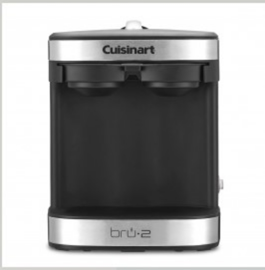 Picture of Conair BRU Cuisinart 2-Cup Coffeemaker Black w/ Stainless 