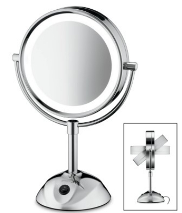 Picture of Conair Two-Sided LED Lighted Vanity Mirror Chrome
