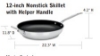 Picture of Conair Cuisinart Stainless Steel 12" Non-stick Skillet with Helper Handle Stainless