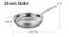 Picture of Conair Cuisinart Stainless Steel 10" Skillet Stainless