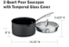 Picture of Conair Cuisinart 2 Quart Pour Saucepan w/ Cover Black