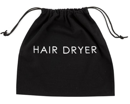 Picture of Jerdon Hair Dryer Stroage Bag Black