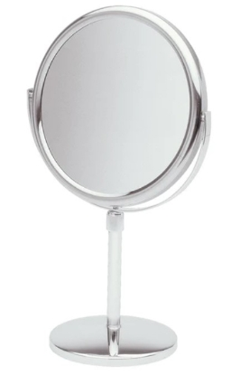 Picture of Jerdon Non-Lighted Table Top Mirror Height Ajustable Nickel