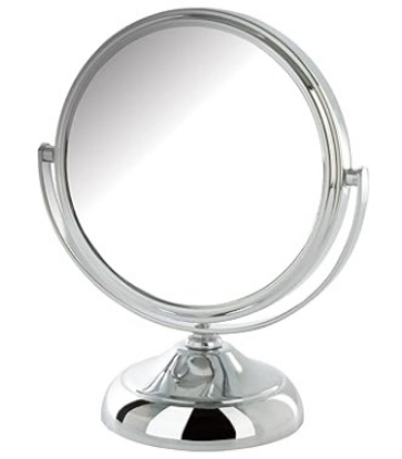 Picture of Jerdon Models Choice Non-Lighted Table Top Mirror Nickel-MC247N