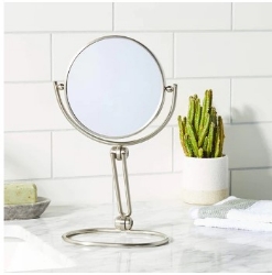 Picture of Jerdon Lighted Table Top Makeup Mirror White