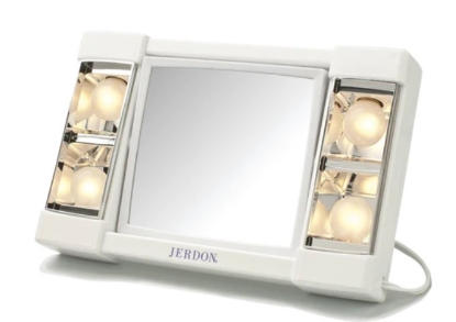 Picture of Jerdon LED Lighted Makeup Mirror White 