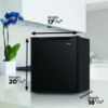 Picture of Danby Refrigerator 1.7 CF All Refrigerator Auto Def ESR Black