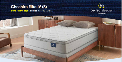 Picture of Serta  Cheshire Elite IV Euro Top- 13.5"  Full XL 53X80  1-Sided 