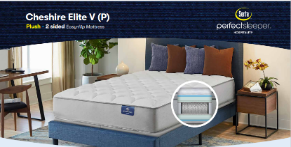 Picture of Serta  Cheshire Elite V Plush-14" Queen 60X80  2-Sided 