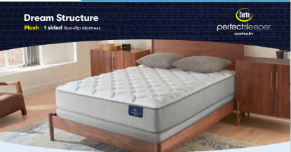 Picture of Serta Hilton Hotel Dream Structure II Plush King 76X80 One Sided Matress Only Approved For Hilton Properties 