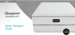 Picture of Simmons Silver Whisper Plush  1-Sided Mattress