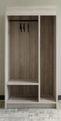 Picture of Streamline Collection 1.0 Wardrobe without Doors W 36" D 24" H 70" Casegood Finish Color