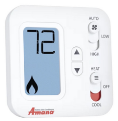 Picture of Amana-Goodman PHWT-A100C Heat Pump Thermostat - Non-Programmable, Efficient Heating & Cooling