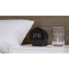 Picture of NonStop Station O Small round Alarm clock w/Dual USB charge Black