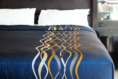 Picture of Marigold Top Sheet Ripple – Navy/Gold/Beige