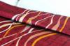 Picture of Marigold Top Sheet Ripple Cherry Red/Gold/Beige Full XL 90x115