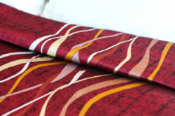 Picture of Marigold Top Sheet Ripple – Cherry Red/Gold/Beige