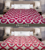 Picture of Marigold Aurora Reversible Coverlet Red/Beige Full XL