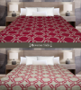 Picture of Marigold Maze Reversible Coverlet Red/Beige Full XL