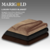 Picture of Marigold Elegance Fleece Blanket