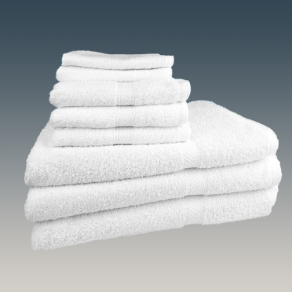 Picture of Americlassic Supreme 27" x 54" 86/14 Cotton  Polyester Blend Bath Towel with Dobby Border 14 lb 36/Pack