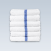 Picture of Economy Pool Towel – Blue Center Stripe, 24x48, Lightweight and Durable