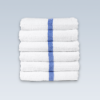 Picture of Pool Towel Economy Blue Center Stripe 24" x 48" 8 lb