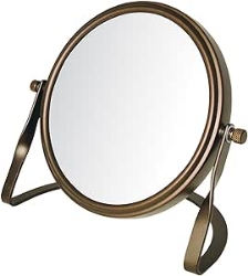 Picture of Jerdon Models Choice Non-Lighted Table Top Mirror Bronze 5.5" 5X-1X Height 5.75" 6/Case