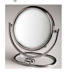 Picture of Jerdon Models Choice Non-Lighted Folding Travel Mirror Chrome