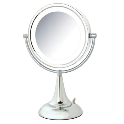 Picture of Jerdon LED Lighted Table Top Mirror Chrome