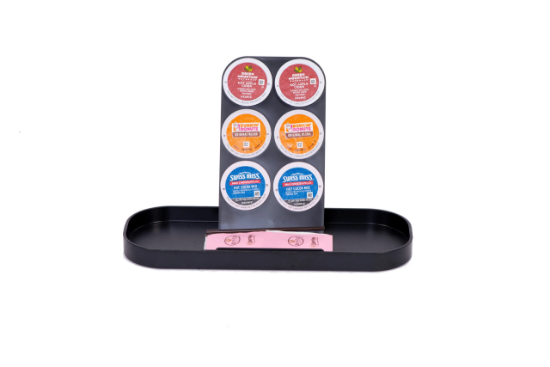 Picture of K-Cup 6 Cup Coffee Holder with Tray Decorated