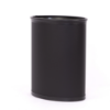 Picture of Leather 14 Qt Oval Plastic Wrapped Wastebasket w/ Top and Bottom Bumpers Tekno(Shine FInish)