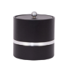 Picture of Leather 3 Qt Round Ice Bucket w/ Vinyl Lid, Metal Knob and Built In Insulating Liner