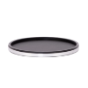 Picture of Leather Round tray w/ Spill Proof Plastic Rim