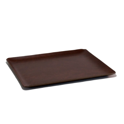 Picture of Rectangular Leather Laminated Ice Bucket Tray