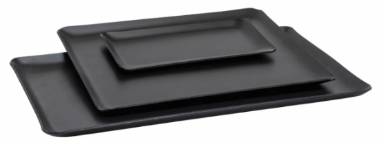 Picture of Rectangular Leather Laminated Service Tray