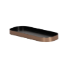 Picture of Rectangular Amenity Tray w/ Rounded Corners and Spill Proof Rim Brushed