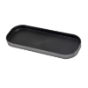 Picture of Rectangular Amenity Tray w/ Rounded Corners and Spill Proof Rim Brushed